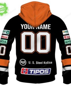 Slovak Extraliga HC Kosice Jersey Style Hoodie