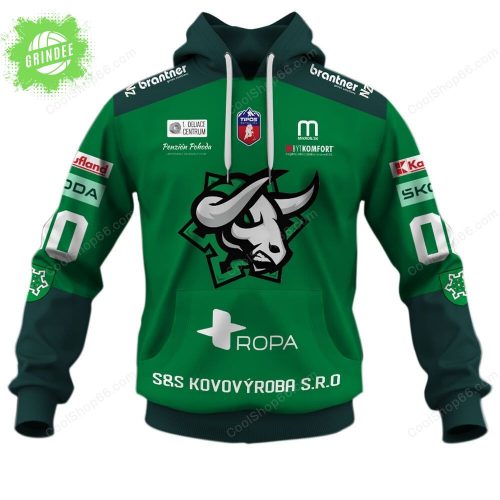 Slovak Extraliga HC Nove Zamky Jersey Style Hoodie