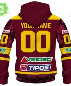 Slovak Extraliga HK Dukla Trencin Jersey Style Hoodie