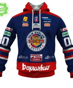 Slovak Extraliga HKM Zvolen Jersey Style Hoodie