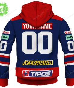 Slovak Extraliga HKM Zvolen Jersey Style Hoodie