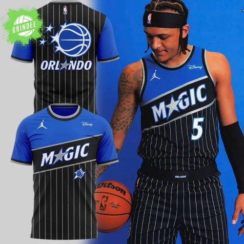 Special 2025 The Star Uniform Orlando Magic Tshirt – Black