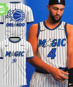 Special 2025 The Star Uniform Orlando Magic Tshirt – White