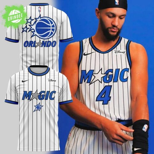 Special 2025 The Star Uniform Orlando Magic Tshirt – White