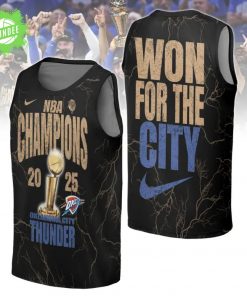 Special Edition OKC THUNDER 2025 NBA CHAMPIONS NIKE ON-COURT Basketball Jersey