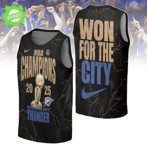 Special Edition OKC THUNDER 2025 NBA CHAMPIONS NIKE ON-COURT Basketball Jersey