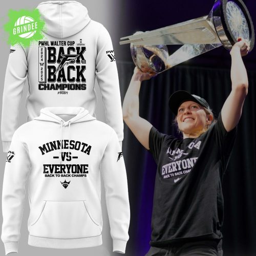 Special New All White Minnesota Vs Everyone Hoodie
