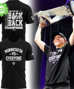 Special New Black And White Minnesota Vs Everyone Tshirt