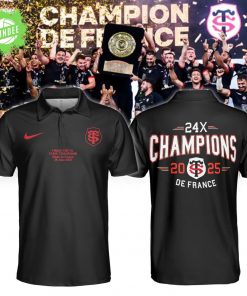 Stade Toulousain Champions 2025 Back to back to back Polo