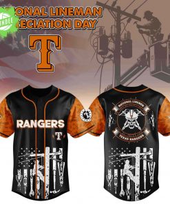 Texas Rangers x Lineman Appreciation Day Editon-3D Baseball Jersey
