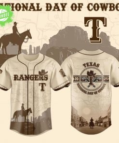 Texas Rangers x Nationals Day Of Cowboy-3D Baseball Jersey