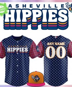 The Asheville Tourists Hippies Replica Jersey