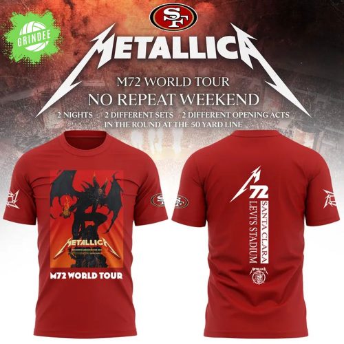 Unleash Your Fandom: The 2025 San Francisco 49ers x M72 World Tour Limited Edition Tee Has Arrived!