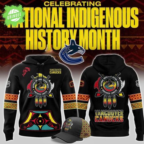 Vancouver Canucks 2025 National Indigenous History Month Graphic Hoodie