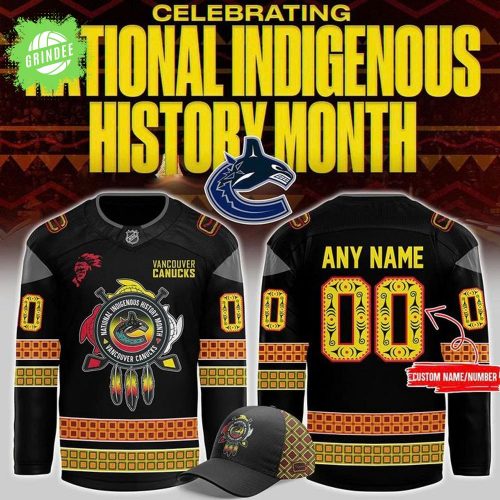 Vancouver Canucks 2025 National Indigenous History Month Personalized Jersey