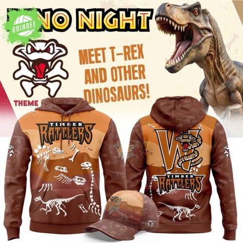 Wisconsin Timber Rattlers x Dino Night New Hoodie