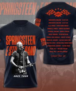 Bruce Springsteen E Street Band 2025 Tour Shirt – World Tour Concert Tee