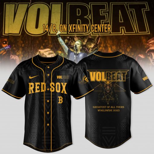 Boston Red Sox x VOLBEAT Greatest of All Tours Worldwide 2025 Jersey
