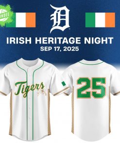Detroit Tigers Irish Heritage Jersey 2025