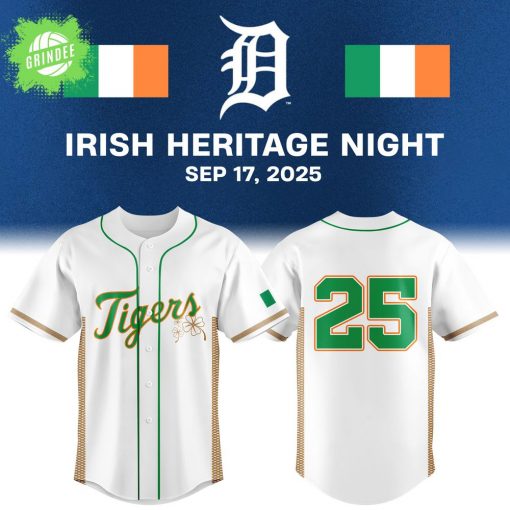 Detroit Tigers Irish Heritage Jersey 2025