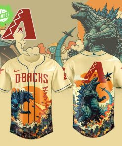 Arizona Diamondbacks Special Godzilla Limited Edition Jersey