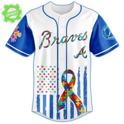 Atlanta Braves × Special Autism Awareness Month Limited Edition Jersey
