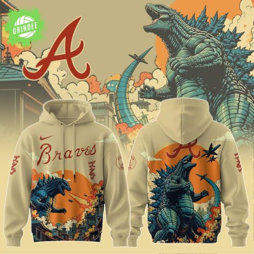 Atlanta Braves Special Godzilla Limited Edition Hoodie