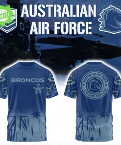 Australian Air Force x Brisbane Broncos Combo Tshirt