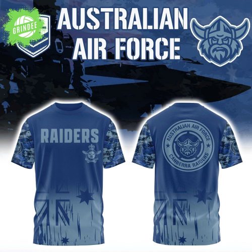 Australian Air Force x Canberra Raiders Combo Tshirt