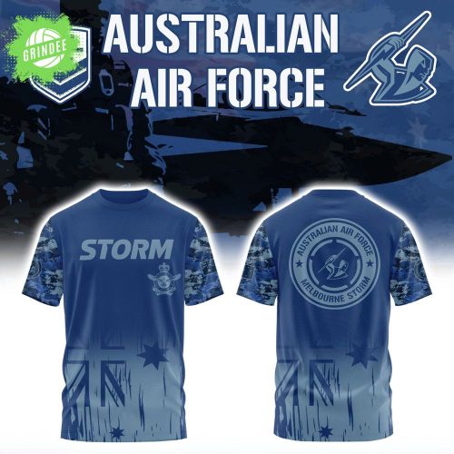 Australian Air Force x Melbourne Storm Combo Tshirt