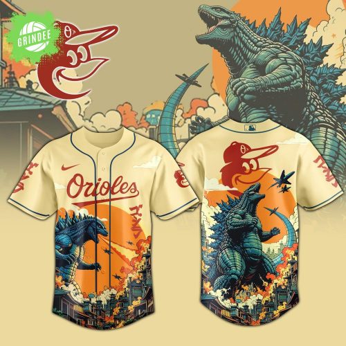 Baltimore Orioles Special Godzilla Limited Edition Jersey