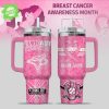 Oakland Athletics Breast Cancer Awareness Tumbler With Handle