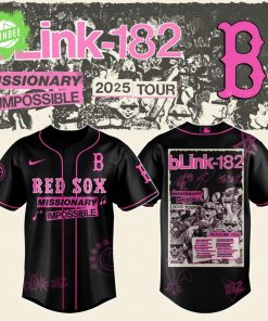 Boston Red Sox X Blink-182 Missionary Impossible Tour 2025 Jersey