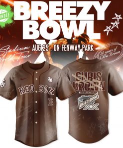 Boston Red Sox x Breezy Bowl XX Tour 2025 jersey limited edition