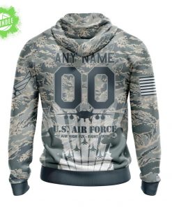 Buffalo Bills Air Force Camo Hoodie – Military Tribute Pullover for NFL Fans