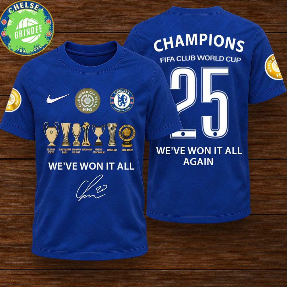 Chelsea Official 3D Shirt– Special & Limited Edition FIFA Club WC Champions Chelsea Official 3D Shirt– Special & Limited Edition FIFA Club WC Champions