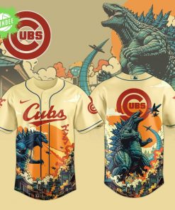 Chicago Cubs Special Godzilla Limited Edition Jersey