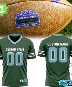 Chicago Cubs Wrigley Field Football Custom Shirt- Special Edition