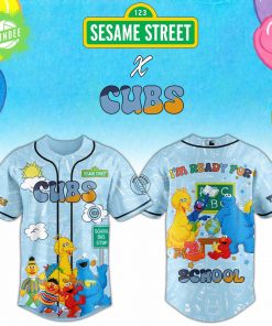 Chicago Cubs X Sesame Back To School Jersey Custom Name Limited Edition