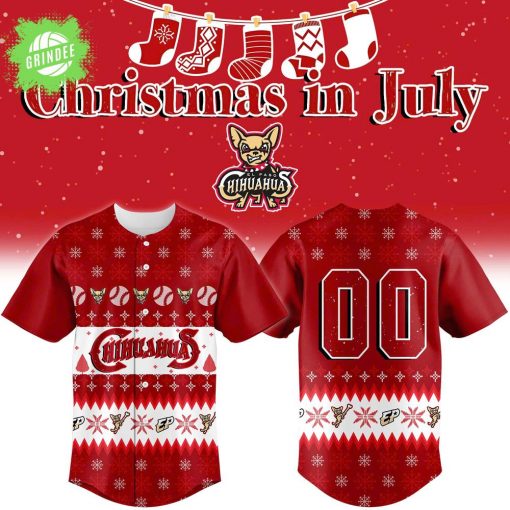 Chihuahuas Christmas in July 2025 Jersey