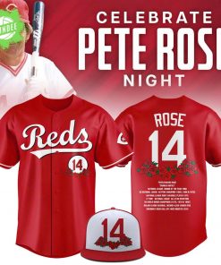 Cincinnati Reds 2025 Pete Rose Day Jersey – Red
