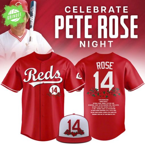 Cincinnati Reds 2025 Pete Rose Day Jersey – Red