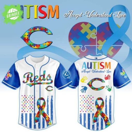 Cincinnati Reds × Special Autism Awareness Month Limited Edition Jersey