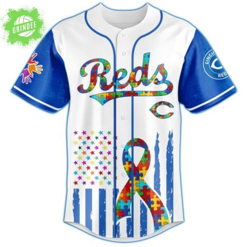 Cincinnati Reds × Special Autism Awareness Month Limited Edition Jersey