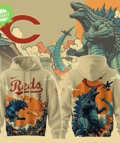 Cincinnati Reds Special Godzilla Limited Edition Hoodie