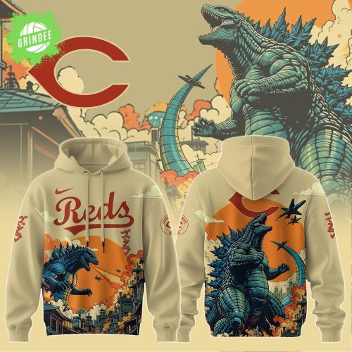 Cincinnati Reds Special Godzilla Limited Edition Hoodie