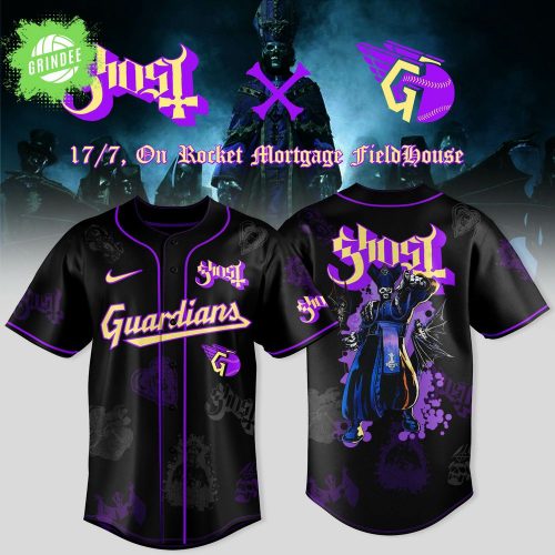 Cleveland Guardians x Ghost Band World Tour 2025 Jersey