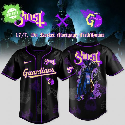 Cleveland Guardians x Ghost Band World Tour 2025 Jersey