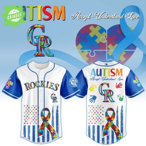 Colorado Rockies × Special Autism Awareness Month Limited Edition Jersey