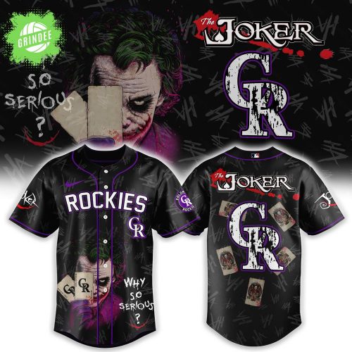 Colorado Rockies x The Joker Baseball Jersey